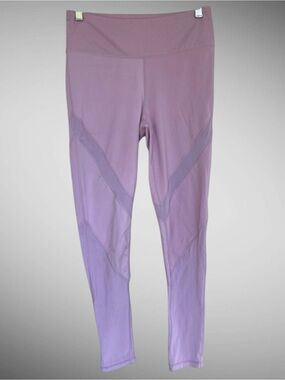 Cut The Frills High Rise Mesh Leggings Pink Women’s Small Athletic Yoga